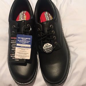 Skechers slip resistant work shoes